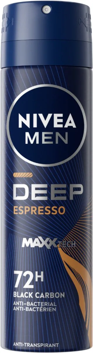 NIVEA MEN Deep Espresso Anti-Transpirant Spray 6x150ml - afbeelding 6 van 6