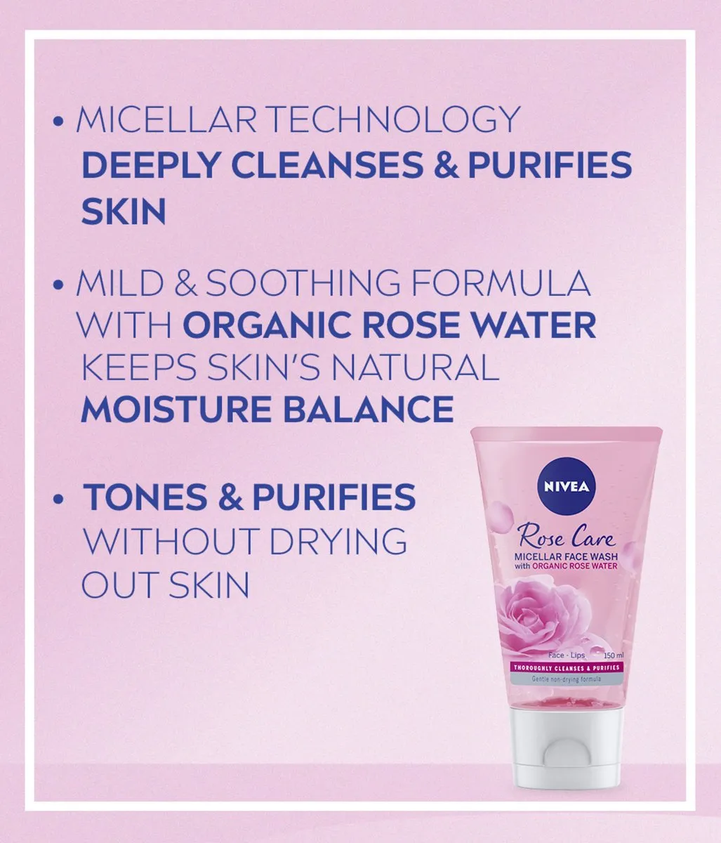 NIVEA Micellair Rose Care Reinigingsgel 150ml