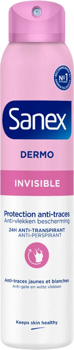 Sanex Dermo Invisible Deodorant Spray 200ml