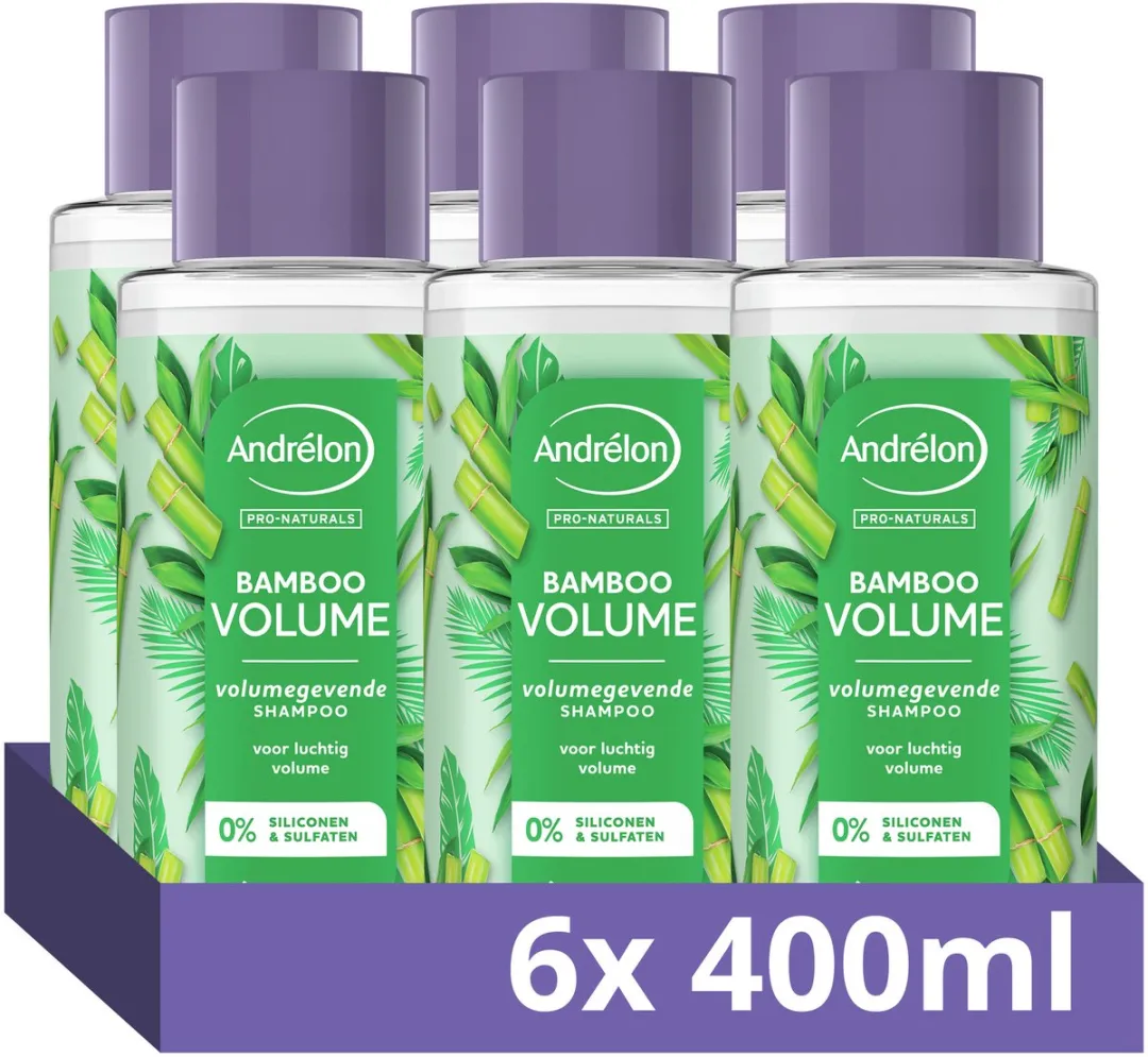 Andrélon Pro-Naturals Bamboo Volume Shampoo 2400ml