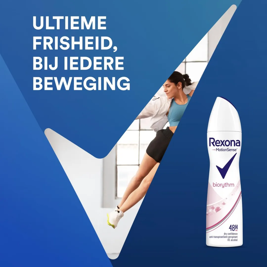 Rexona Women Ultra Dry Biorythm Deodorant - 20 Stuks (6x150ml) - afbeelding 6 van 6