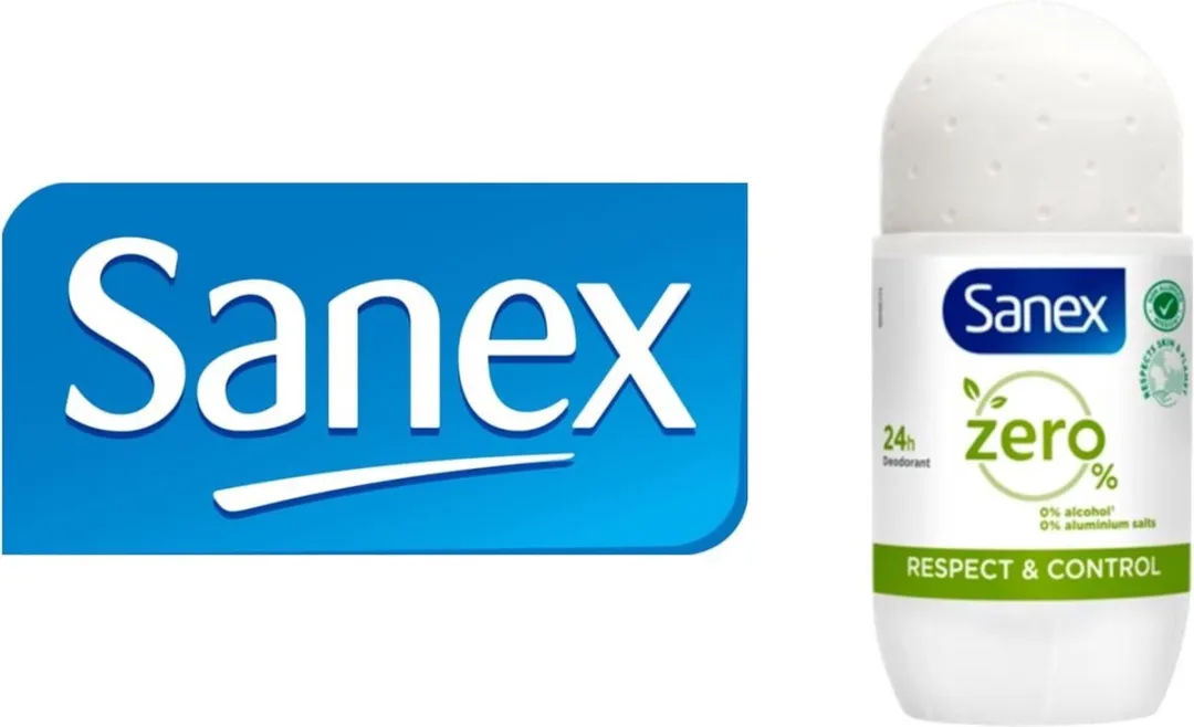 Sanex Deo Roll-on Zero% Respect & Control 50ml - 3 Stuks