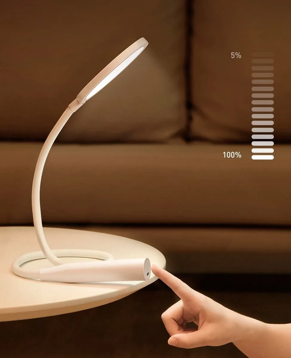 Baseus Verstelbare Bureaulamp - 4.5W - Wit