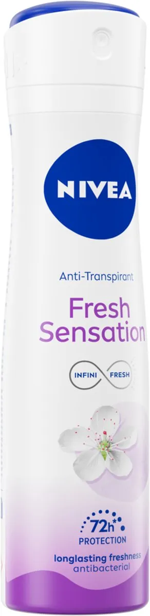 NIVEA Fresh Sensation Anti-transpirant Spray 72u - 6x150ml