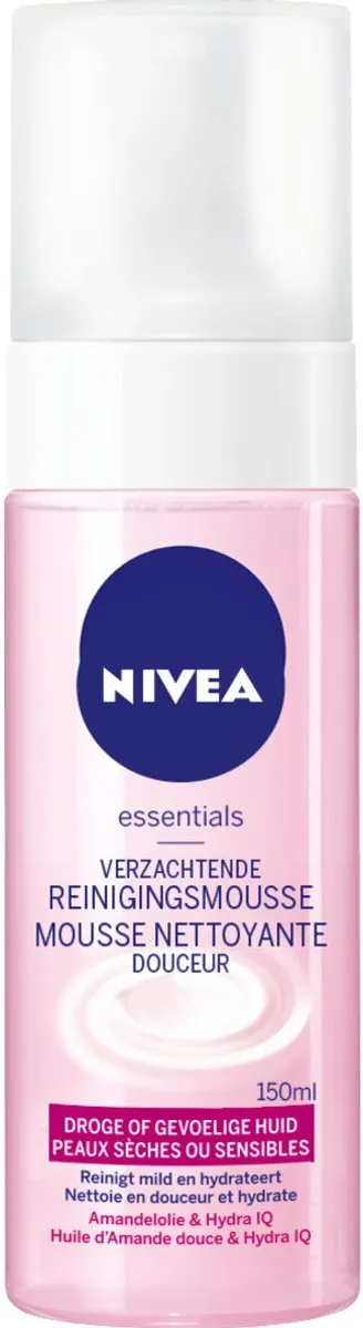 NIVEA Essentials Verzachtende Reinigingsmousse 150ml