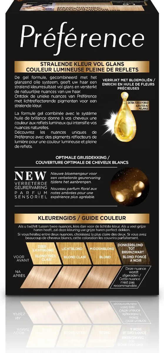 L'Oréal Paris Préférence 9 Zeer Licht Asblond Haarverf 996ml