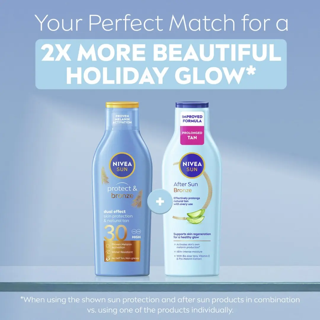 NIVEA SUN Aftersun Hydraterende Lotion 200ml - Aloë Vera & Pro-melanine