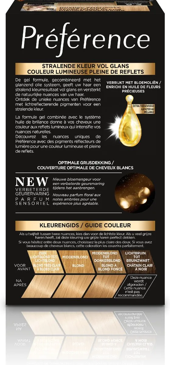 L'Oréal Paris Préférence 8.3 Cannes Haarverf - Licht Goudblond