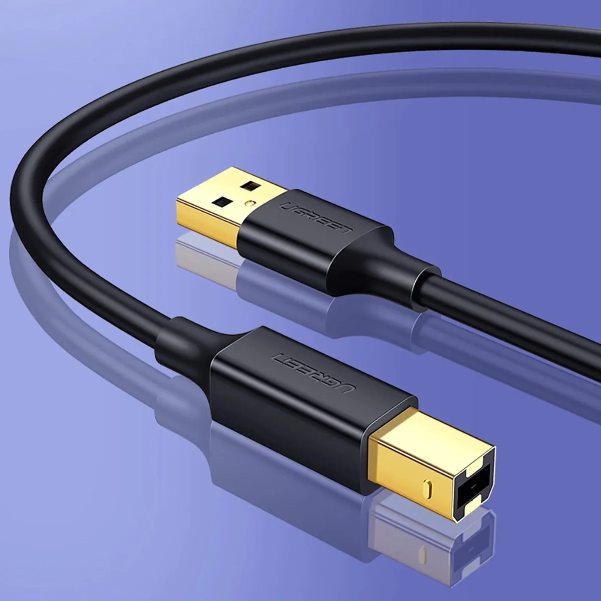 Ugreen USB Type B Printerkabel 2.0 - 2m - Zwart