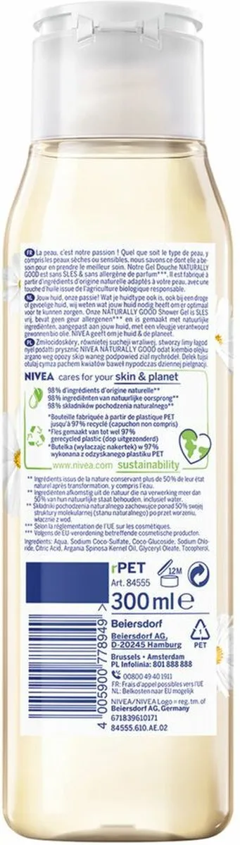 NIVEA Shower Naturally Good Honeysuckle Douchegel 300ml