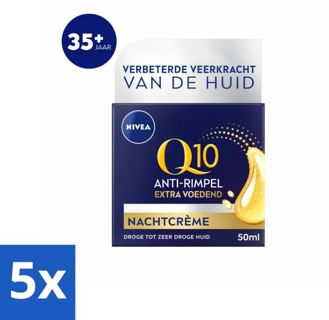 NIVEA Nachtcrème Q10 Extra Voedend 50ml