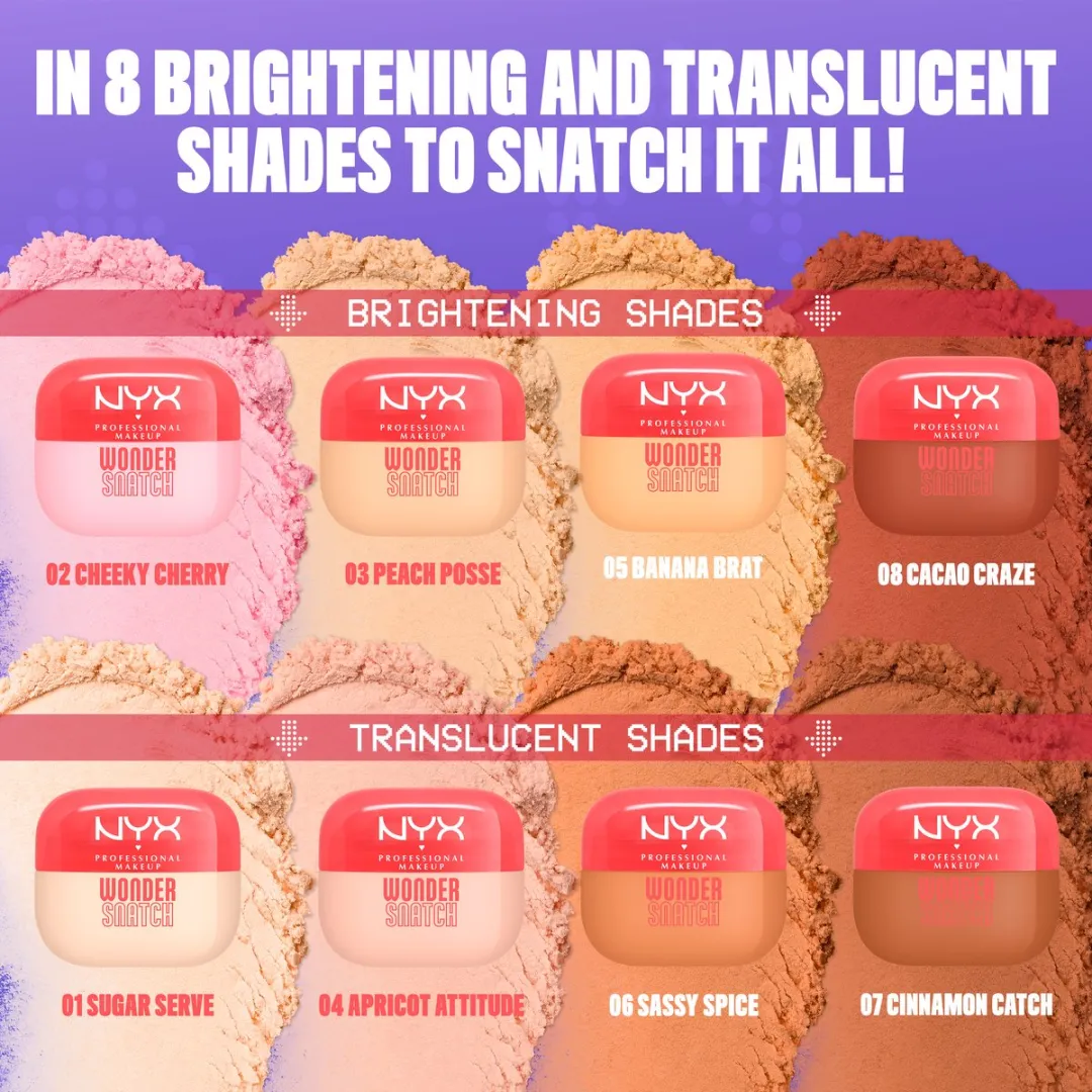 NYX Wonder Snatch Poeder Cinnamon Catch 6g