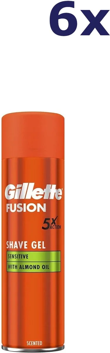 Gillette Men Fusion Sensitive Scheergel 1200ml