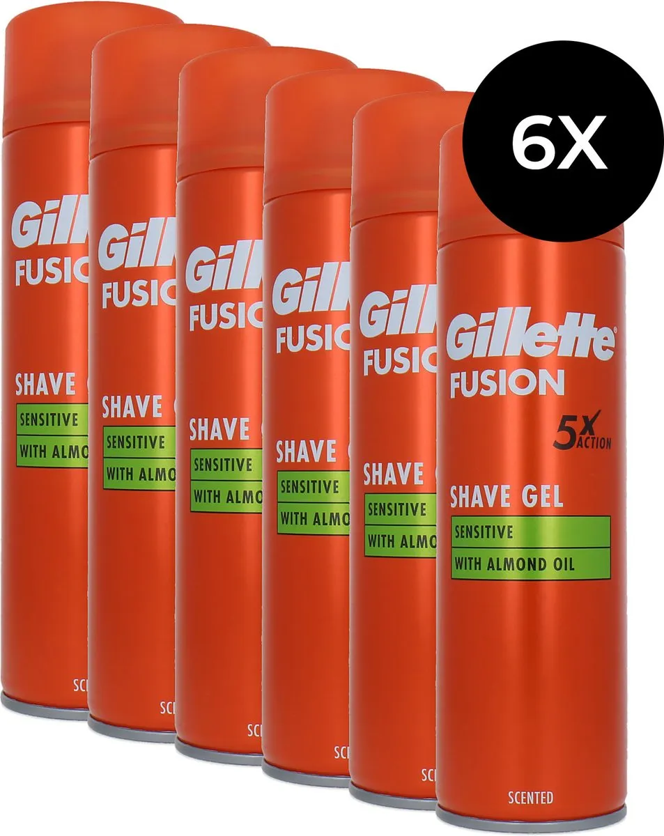 Gillette Men Fusion Sensitive Scheergel 1200ml