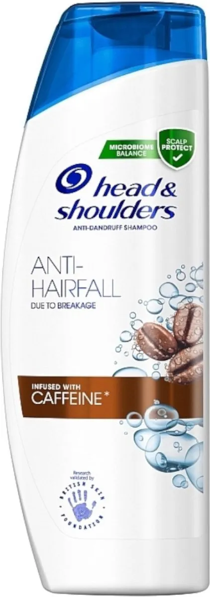 Head & Shoulders - Anti-Roos Shampoo - Anti-Haaruitval - Met Cafeïne - 285 ml