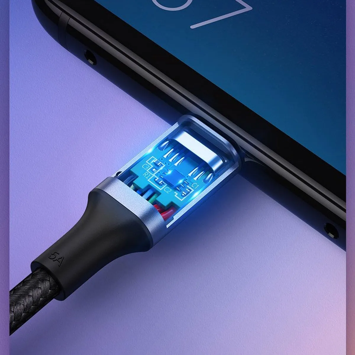 Ugreen USB-C Kabel 1m - Grijs - 100W PD 480Mbps