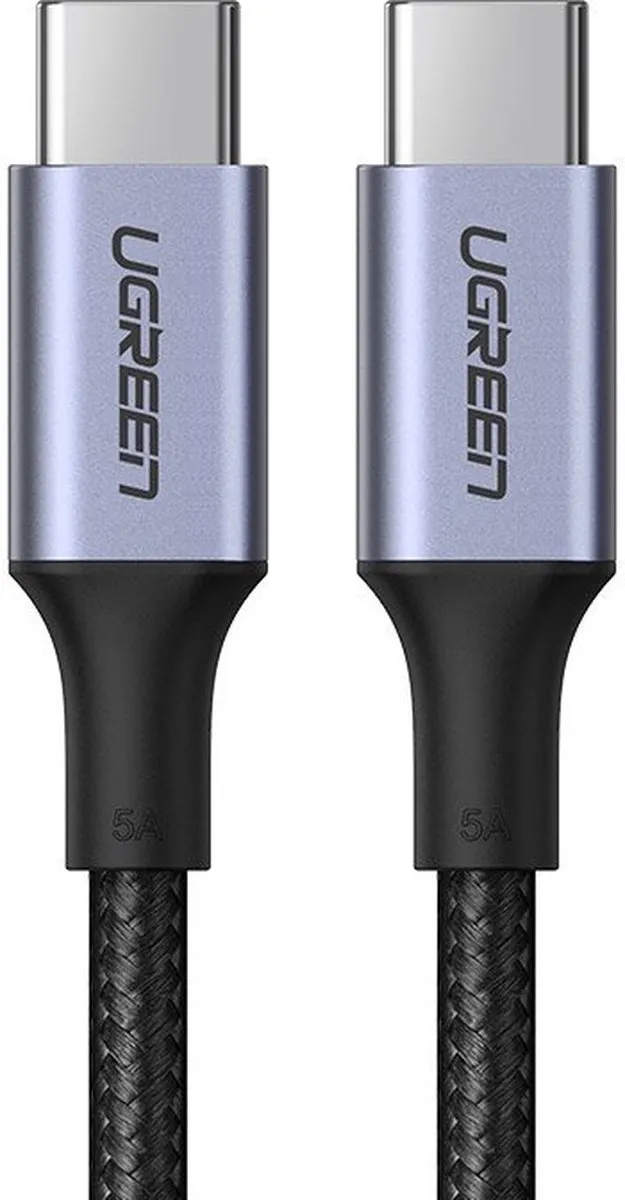 Ugreen USB-C Kabel 1m - Grijs - 100W PD 480Mbps