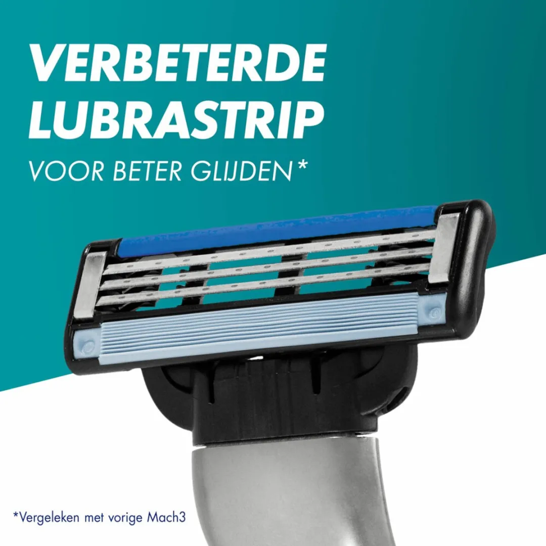Gillette Mach3 Scheermesjes - 12 Stuks - Groen