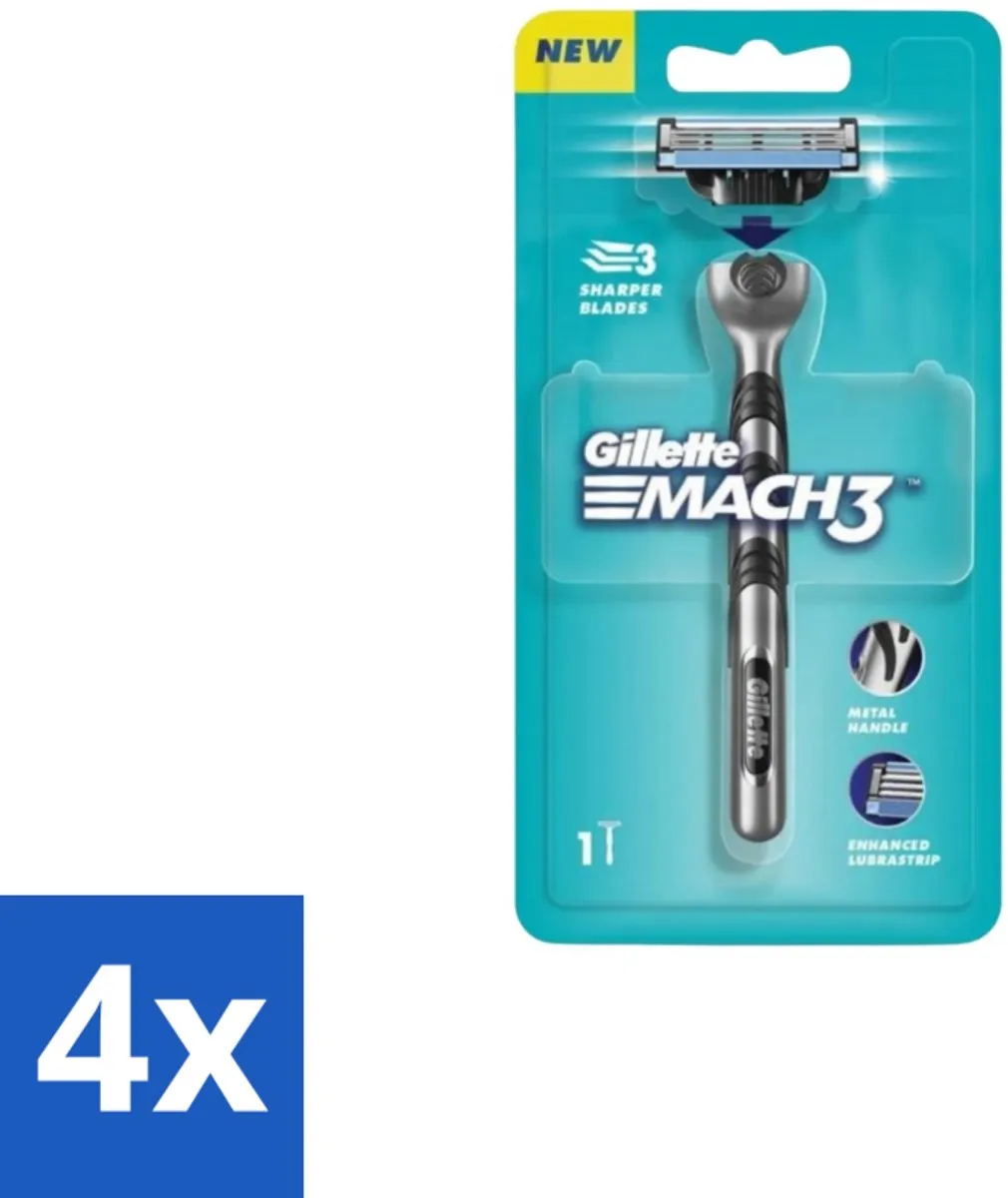 Gillette Mach3 Houder + 1 Mesje