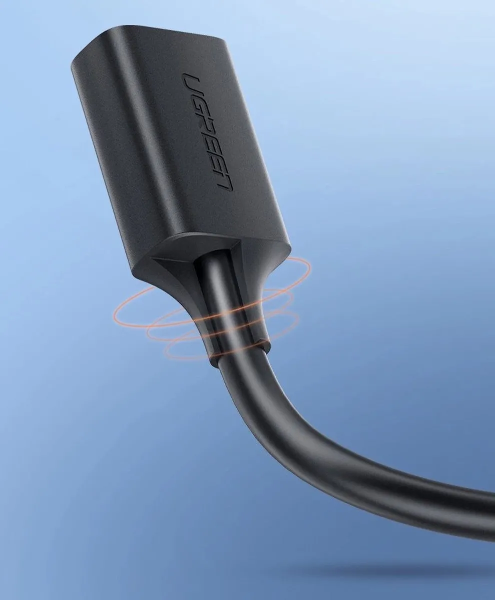 UGREEN USB Verlengkabel USB 3.0 1m - Zwart