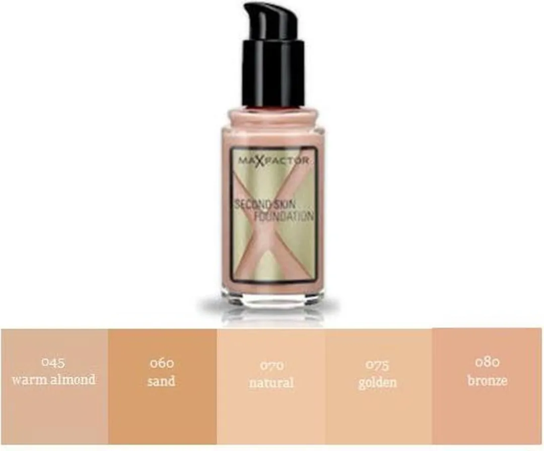 Max Factor Second Skin Foundation 070 Natural - 30ml