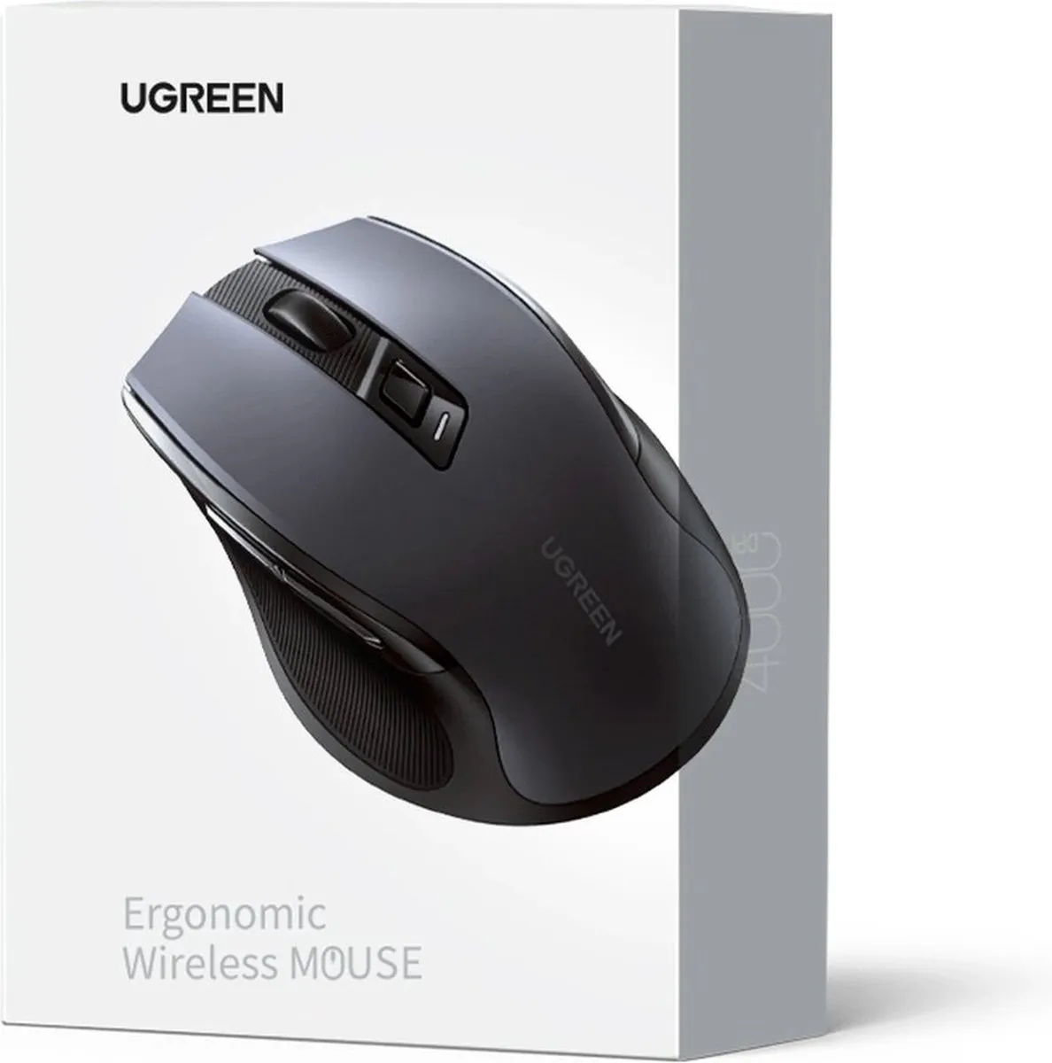 Ugreen MU006 Draadloze Muis 4000 DPI - Zwart