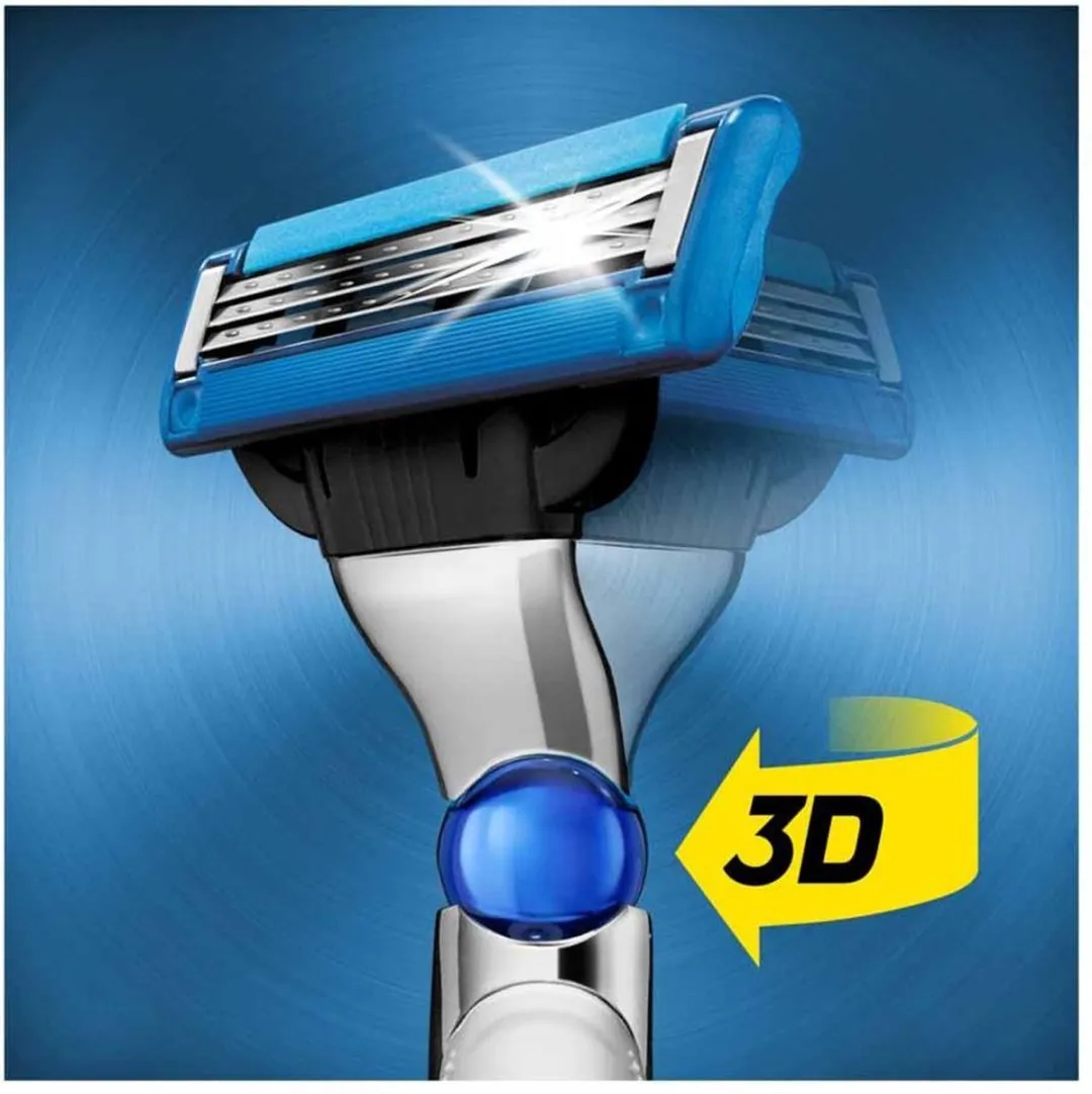 Gillette Mach3 Turbo Scheermesjes - 3 Stuks - Blauw