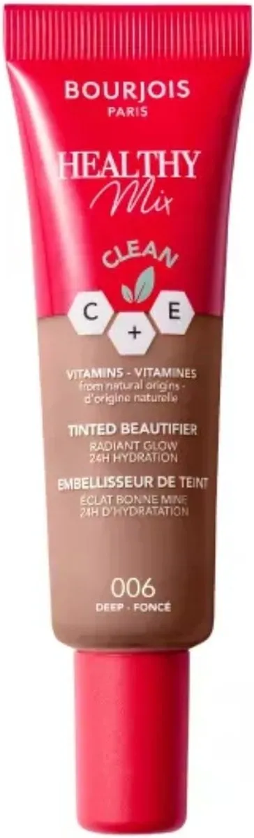 Bourjois Healthy Mix Clean Tinted Beautifier Foundation 006 Deep