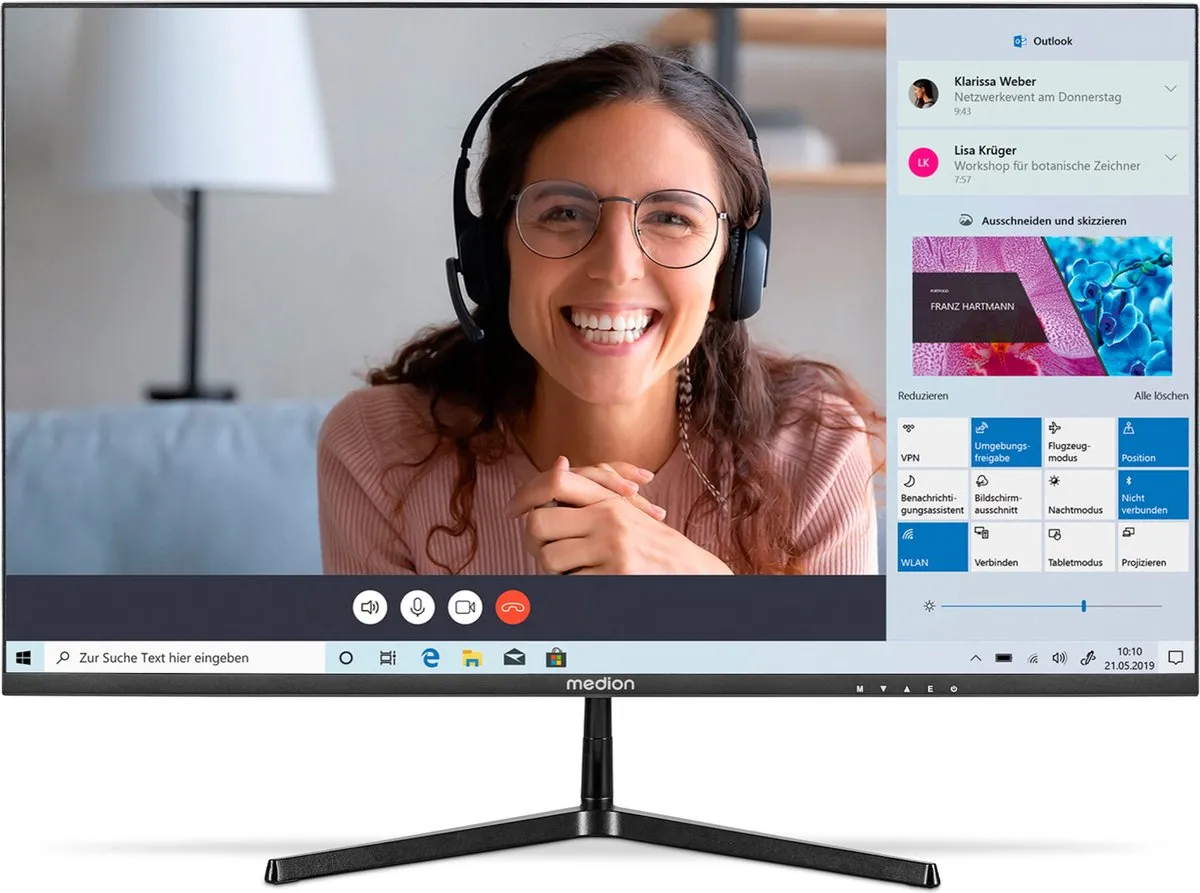 Medion P52218 22 inch Full HD Monitor
