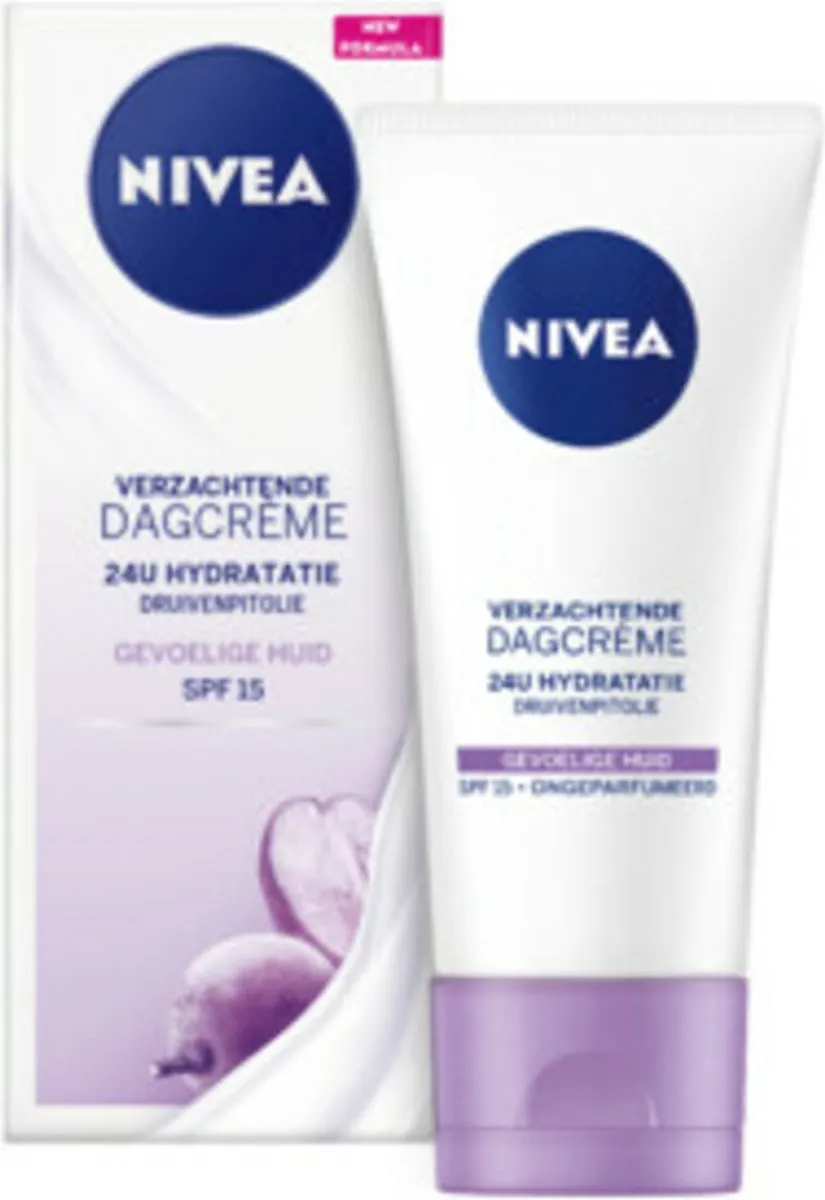 NIVEA Essentials Sensitive Dagcreme SPF15 - 2x50ml