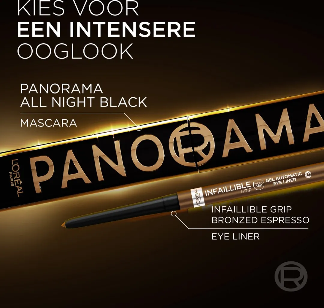 L'Oréal Paris Panorama All Night Black Mascara 10ml
