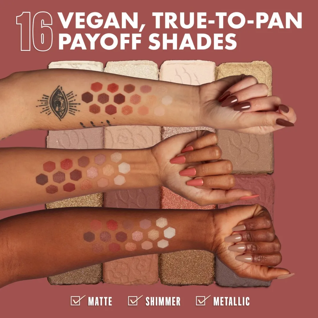NYX Ultimate Oogschaduw Palet Warm Neutrals - 16 Kleuren
