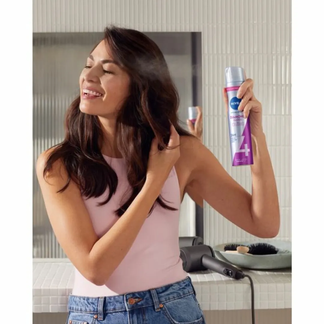 NIVEA Stylingspray Diamantglans Verzorging 500ml - 2 Stuks