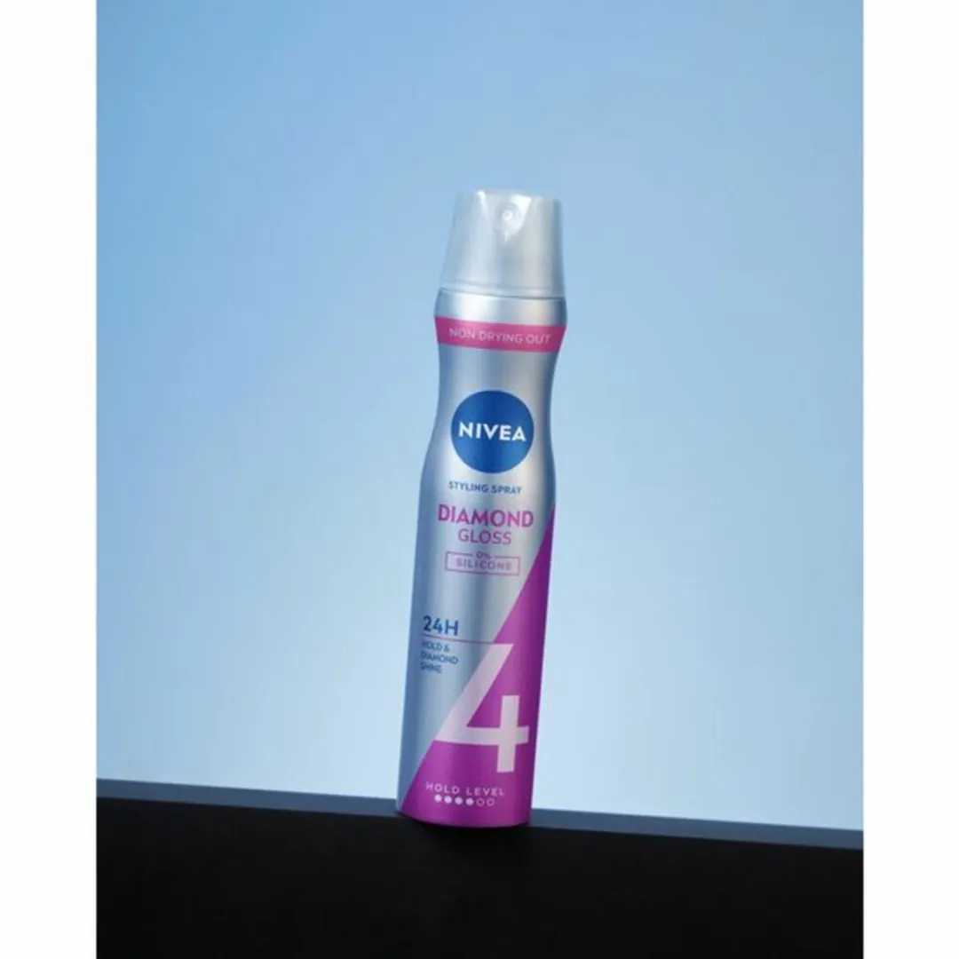 NIVEA Stylingspray Diamantglans Verzorging 500ml - 2 Stuks