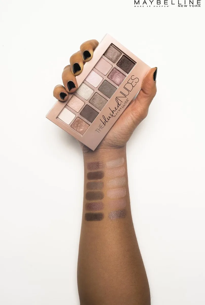 Maybelline New York The Blushed Nudes Palette - 12 Oogschaduwen