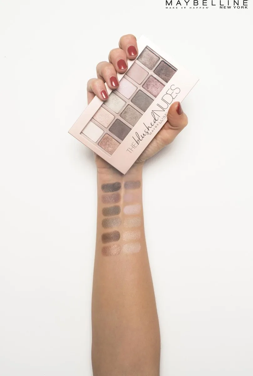 Maybelline New York The Blushed Nudes Palette - 12 Oogschaduwen