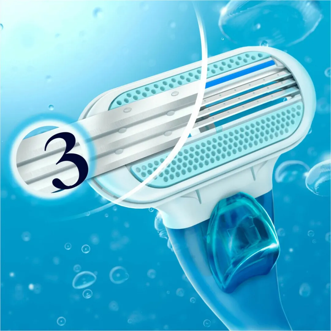 Gillette Venus Original Scheermesjes - 80 Stuks (10x8) - Blauw/Wit