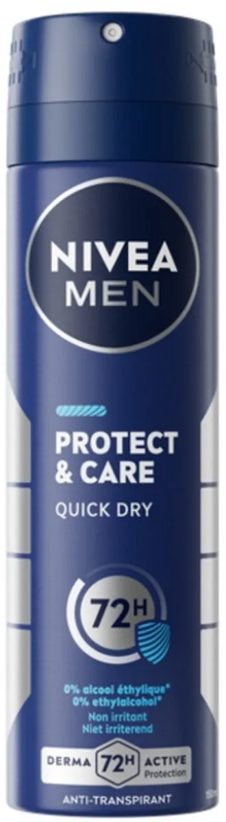 NIVEA Men Deodorant Spray Protect & Care 150ml - 2 Stuks