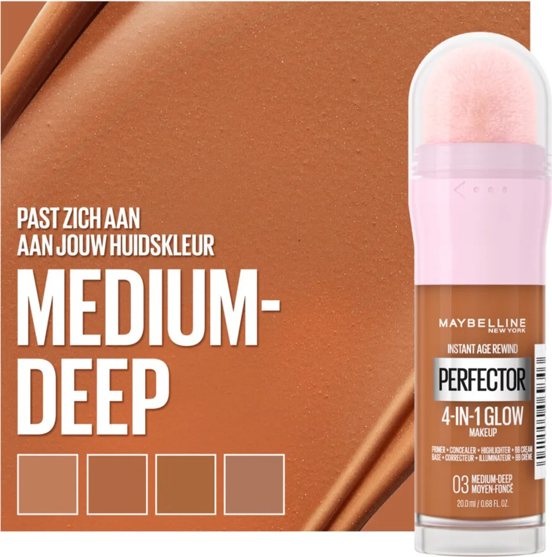Maybelline Instant Anti-Age Glow Concealer 03 Medium Deep - 3x20ml