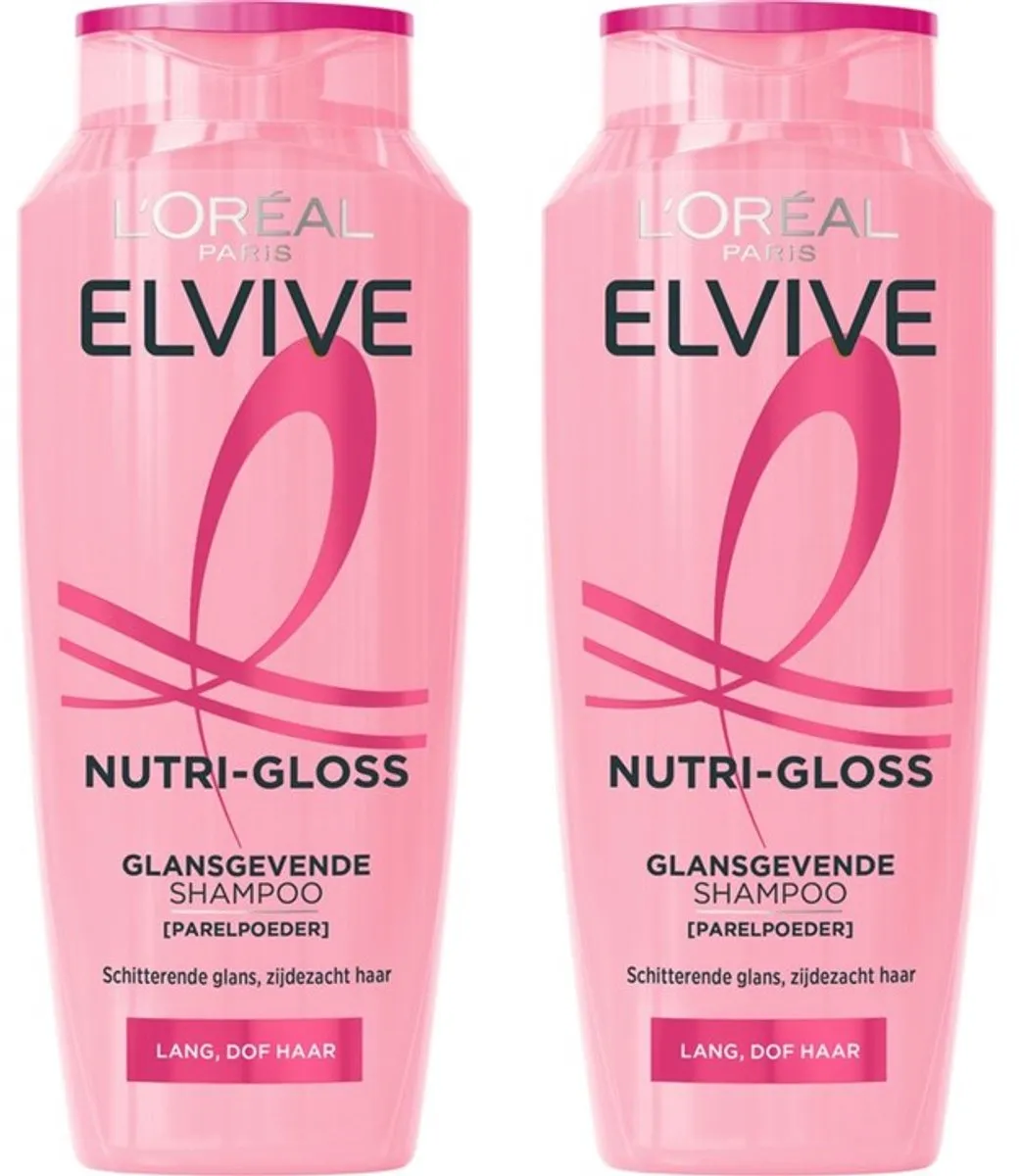 L'Oréal Paris Elvive Nutri Gloss Shampoo 2x250ml