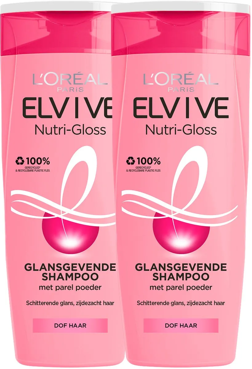 L'Oréal Paris Elvive Nutri Gloss Shampoo 2x250ml