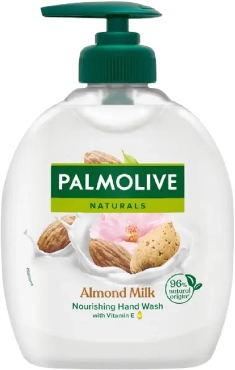Palmolive Handzeep Naturals Amandel Melk 1200ml - 4 Stuks