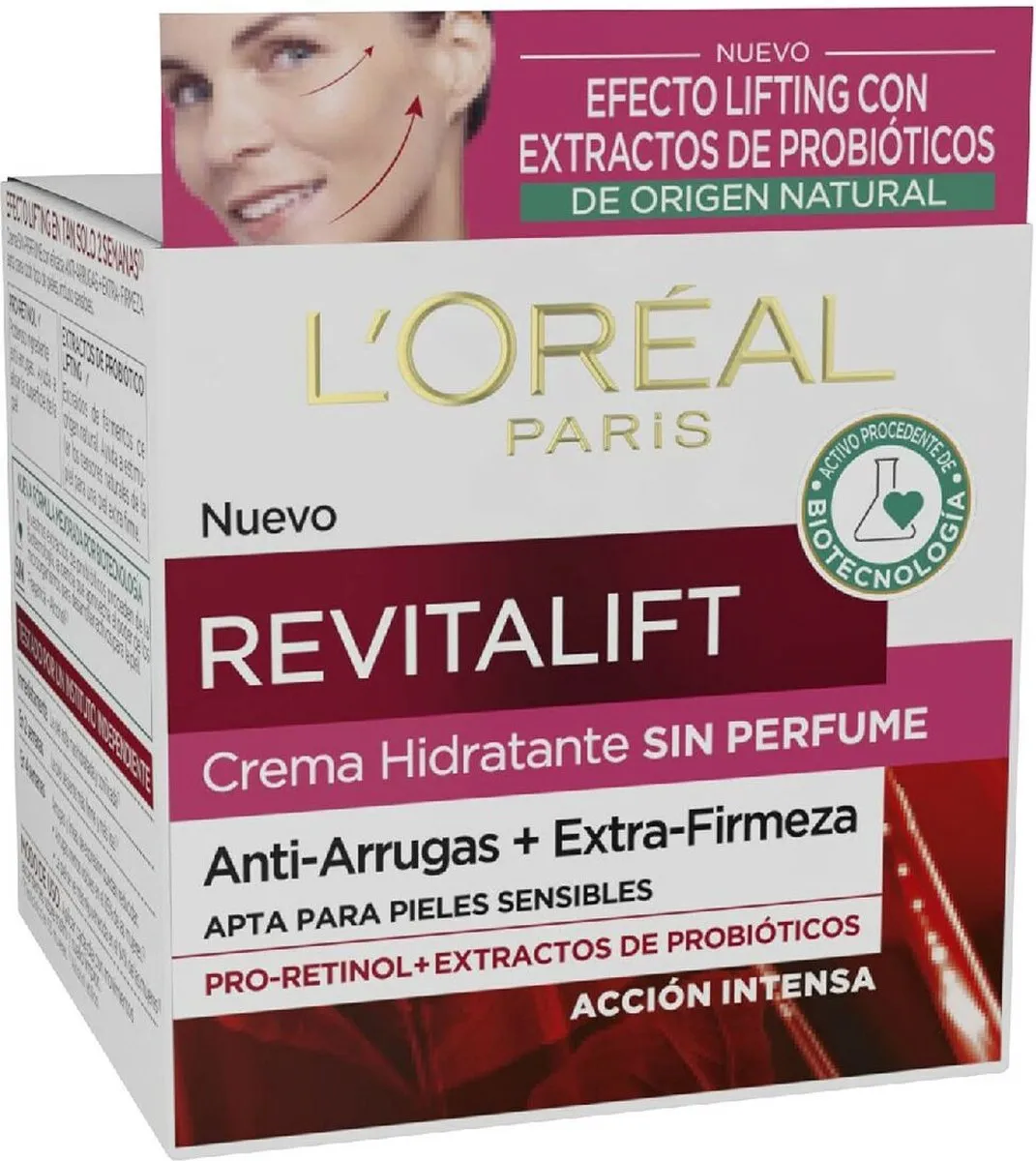L'Oréal Paris - Revitalift Geurvrije Anti-Rimpel Dagcrème - 50 ml