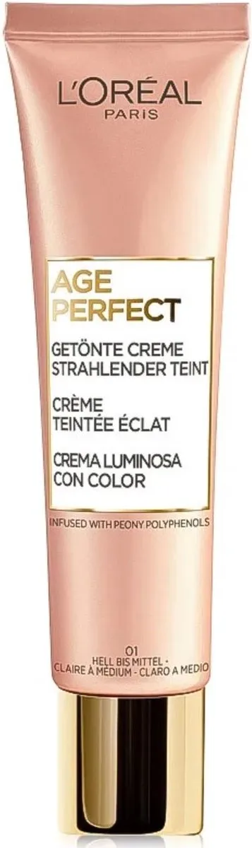 L'Oréal Paris Age Perfect Tinted Dagcrème 01 Light To Medium