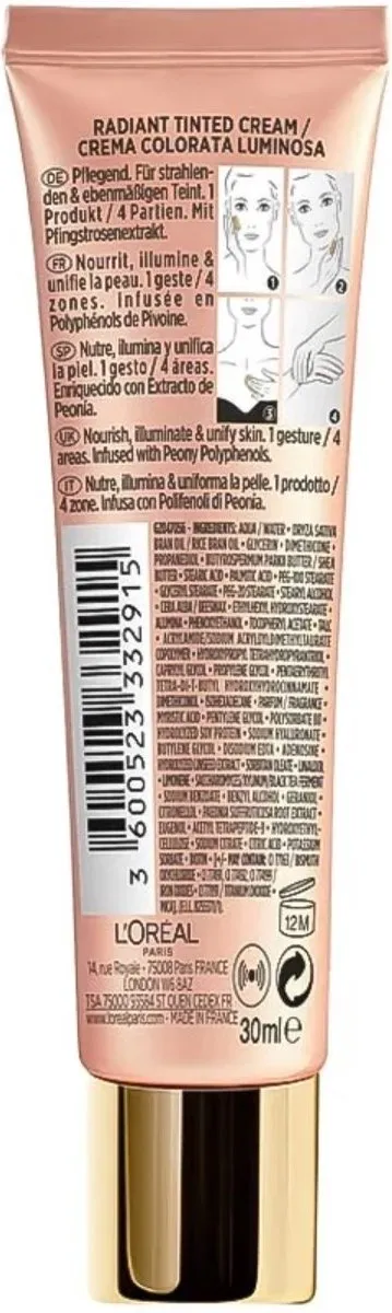 L'Oréal Paris Age Perfect Tinted Dagcrème 01 Light To Medium - 30ml