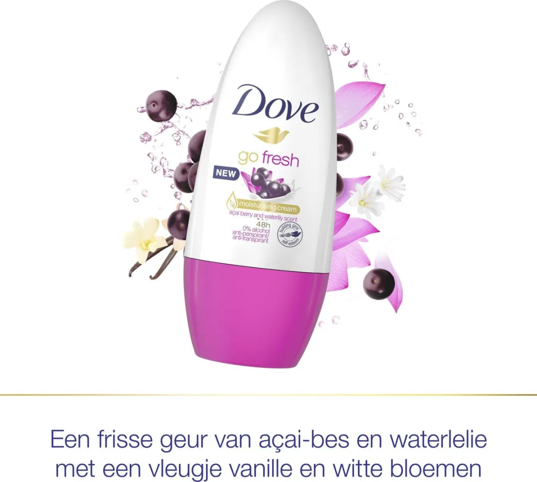 Dove Go Fresh Açaí Berry & Waterlily Anti-Transpirant Roller 300ml