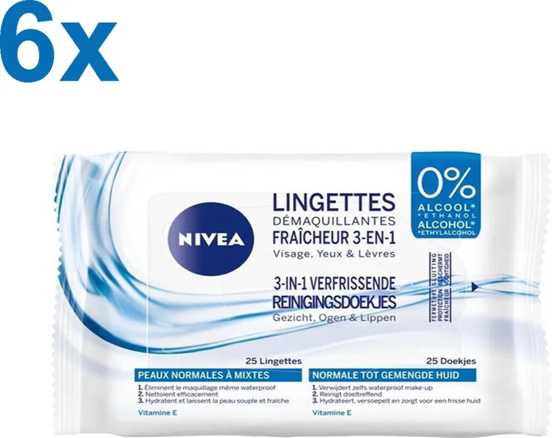 NIVEA Verfrissende Reinigingsdoekjes