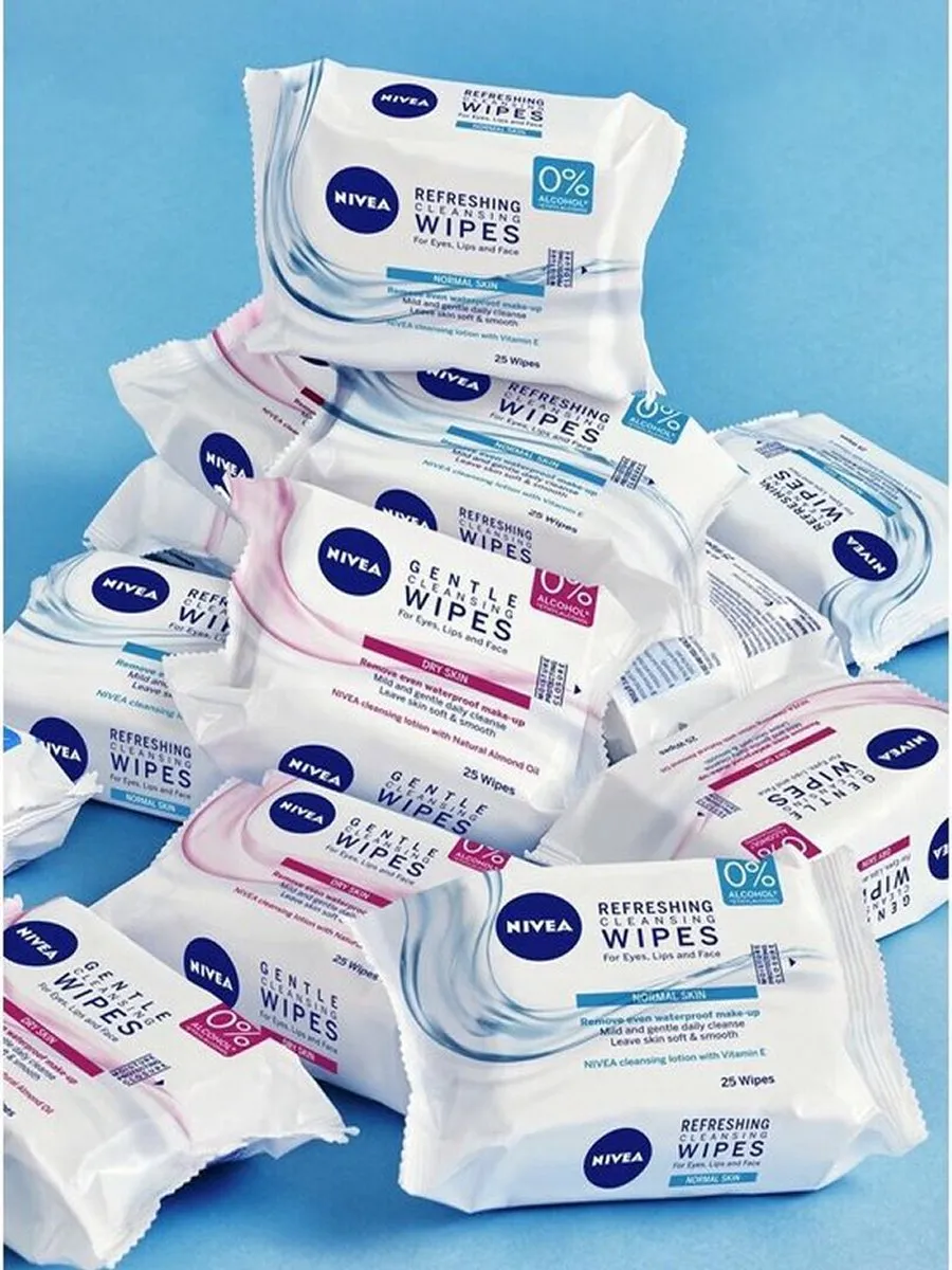 NIVEA Verfrissende Reinigingsdoekjes - 150 Stuks