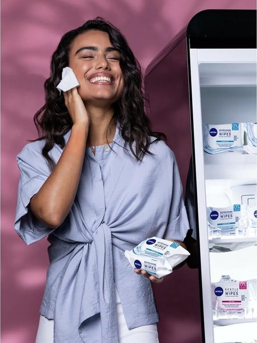 NIVEA Verfrissende Reinigingsdoekjes - 150 Stuks