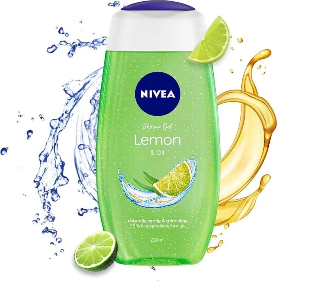 NIVEA Lemon & Oil Douchegel 250ml - 4 Stuks